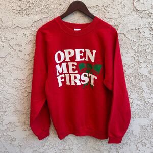 Vintage Christmas Holiday Funny Sweatshirt Crewneck USA XL
